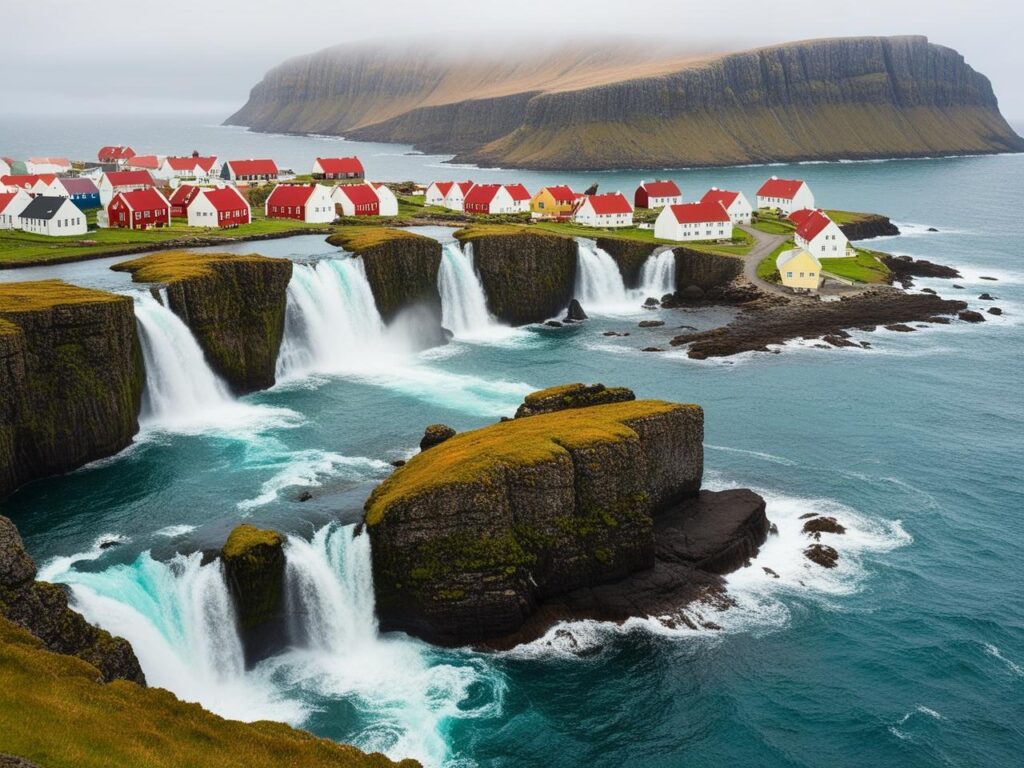 "Underrated destination of Denmark is the Faroe Islands, Denmark, known for its stunning cliffs and scenic villages."